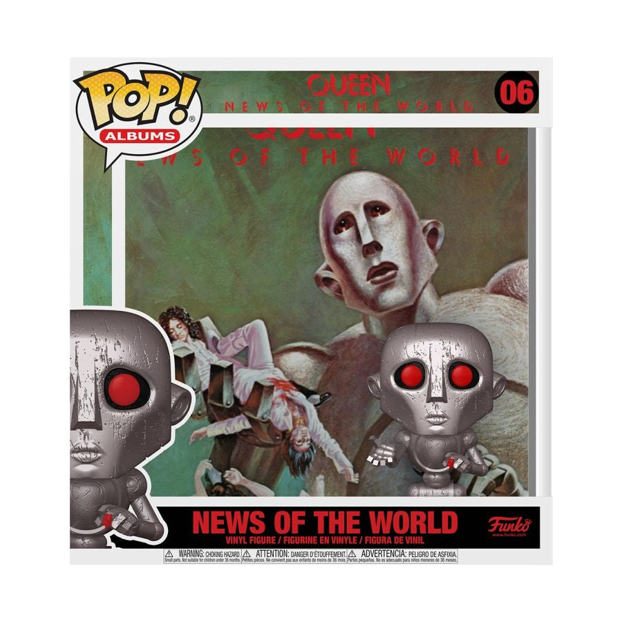 Queen - News of the World Metallic (Pop! Vinyl)