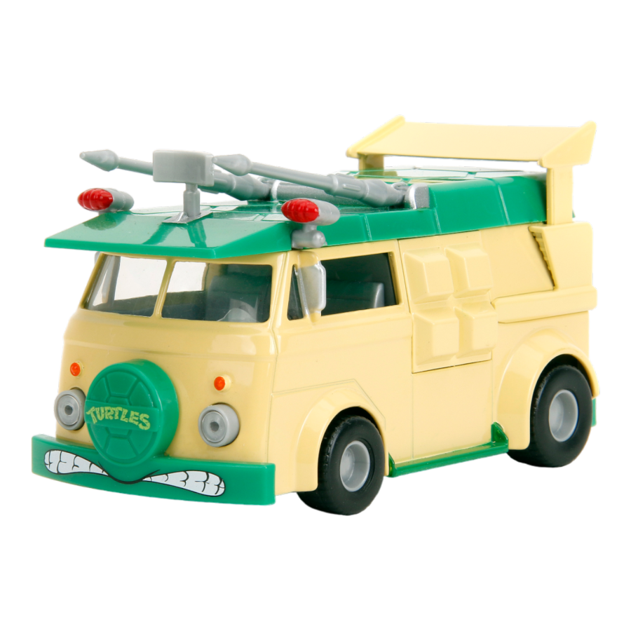 Hollywood Rides - Teenage Mutant Ninja Turtles Party Wagon 1:32 Scale Diecast (Model Vehicle)