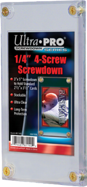 Ultra Pro - 1/4" Thick Screwdown Card Protector
