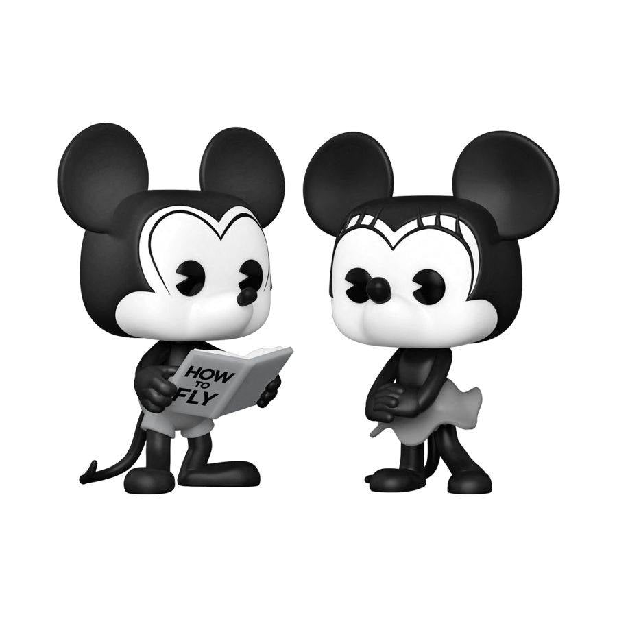 Disney - Pilot Mickey And Minnie 2-Pack (Pop! Vinyl)
