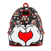 Mickey Mouse - Mickey And Minnie Heart Hands Mini (Backpack)