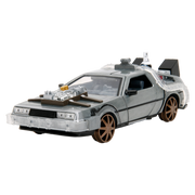 Back To The Future 3 - Delorean 1:24 Diecast Vehicle with Sound (Model Car)