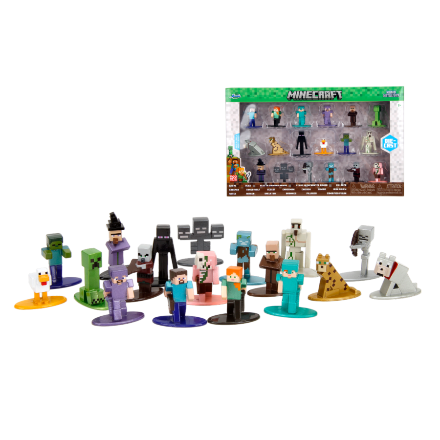 Minecraft - Nano MetalFig 18-Pack Wave 12 (Action Figure)