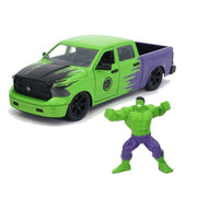 Marvel Comics - 2014 Dodge Ram 1500 1:32 Scale Hollywood Rides With Hulk Set (Model Car)