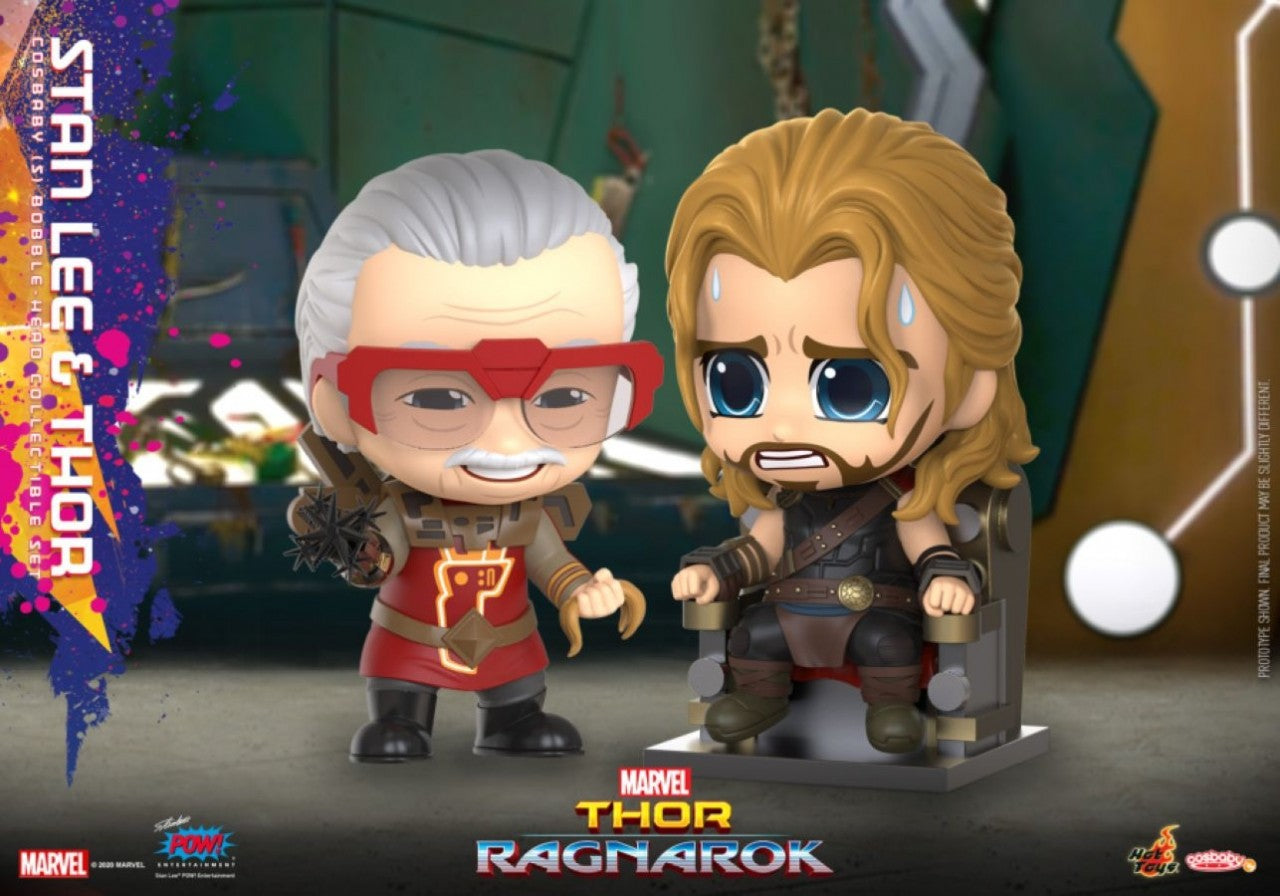 Thor 3: Ragnarok - Thor & Stan Lee Cosbaby (Cosbaby Figure)