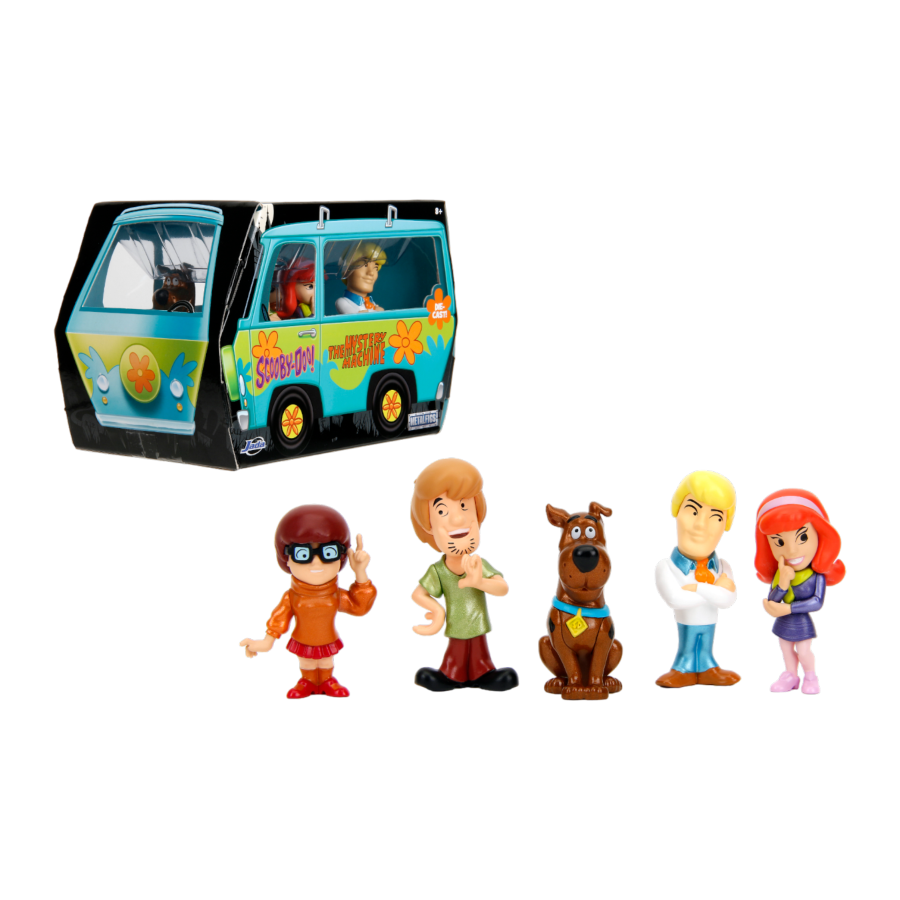 Scooby Doo - Mystery Machine With Scooby Doo Gang 2.5" (Action Figure)
