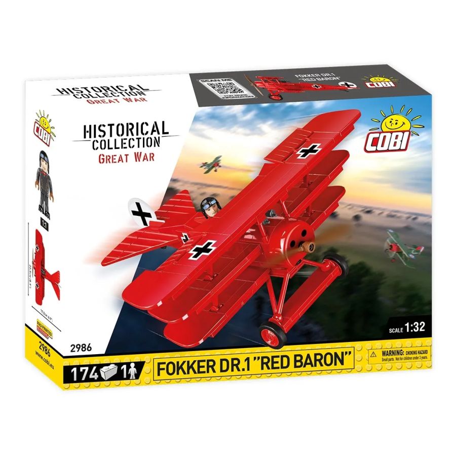 World War I - Fokker Dr1 Red Baron (174 Pieces) (Model Vehicle)