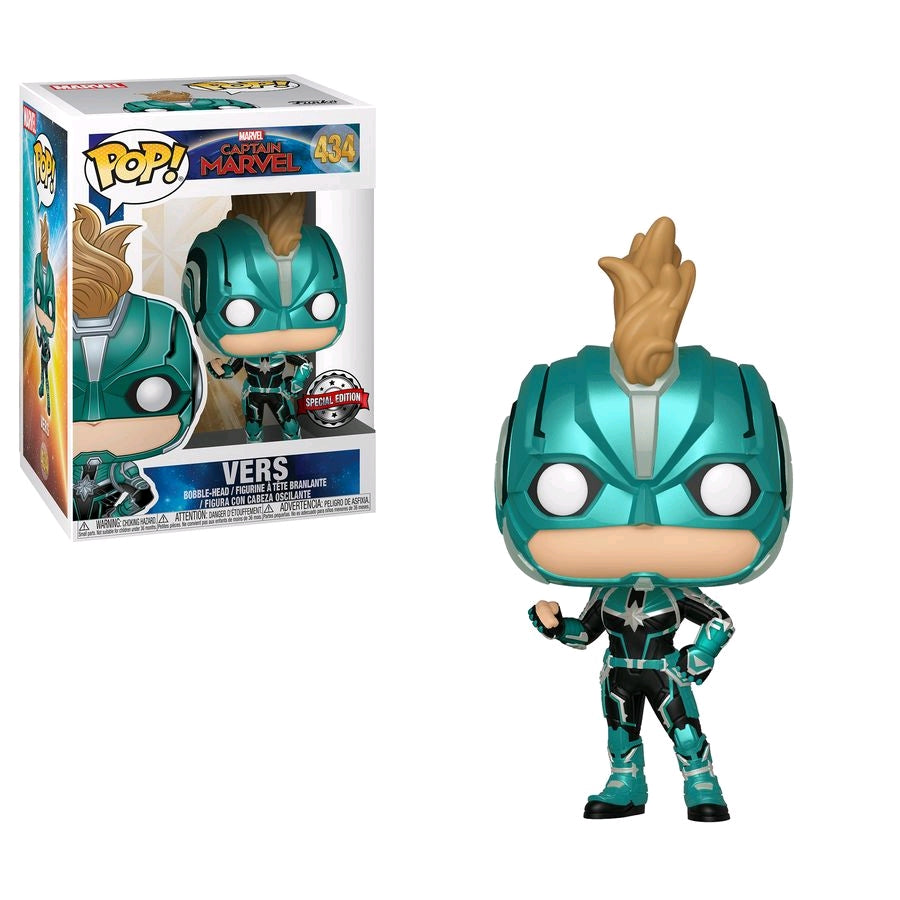 Captain Marvel - Vers Masked (Pop! Vinyl)