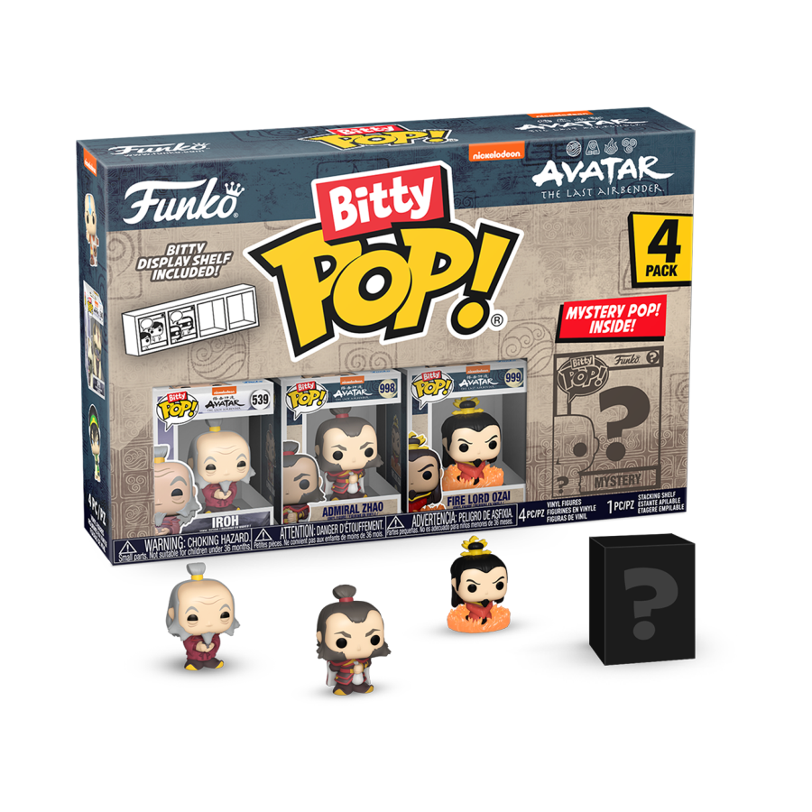 Avatar: the Last Airbender - Iroh Bitty 4-Pack (Pop! Vinyl)