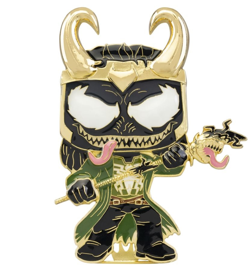 Venom - Venomised Loki 4" Pop! Enamel Pin (Pop! Vinyl Pin)