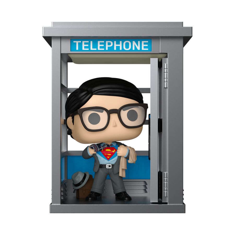 DC Comics - Superman In Phone Booth Deluxe (Pop! Vinyl)