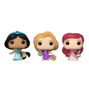 Disney - Rapunzel/Ariel/Jasmine Carrot Pocket Pop! 3-Pack (Pop! Vinyl)