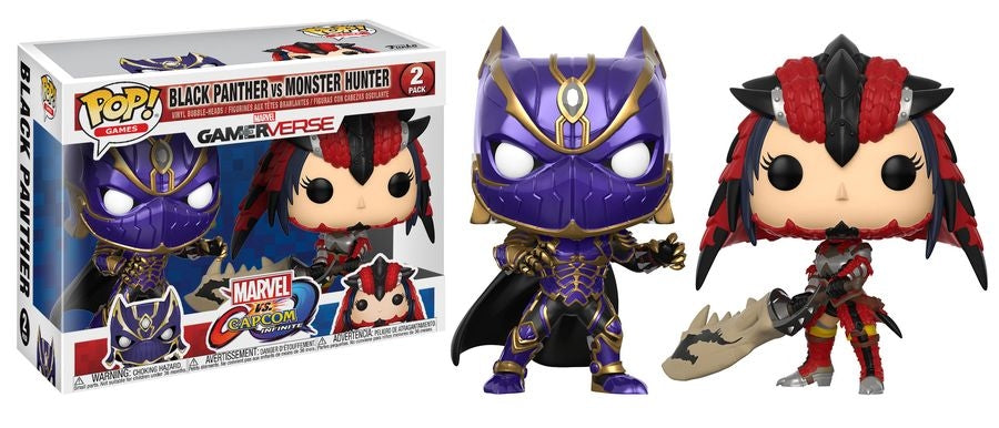 Marvel vs Capcom: Infinite - Black Panther & Monster Hunter 2 (Pop! Vinyl)
