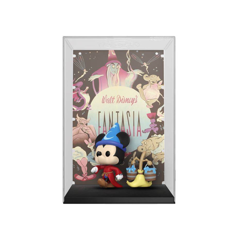 Disney - Fantasia Sorcerer's Apprentice Mickey With Broom Pop! Poster (Pop! Vinyl)