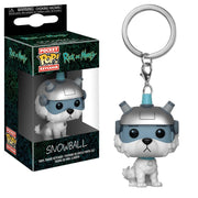 Rick and Morty - Snowball Pocket Keychain (Pop! Vinyl)