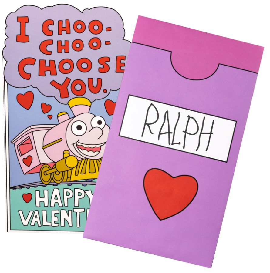 The Simpsons - I Choo Choo Choose You Replica Valentines Day Card