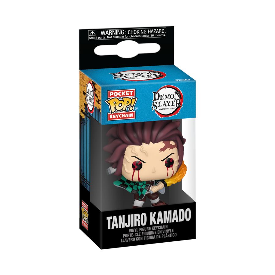 Demon Slayer - Tanjiro Kamado Sun Breathing Keychain (Pop! Vinyl)