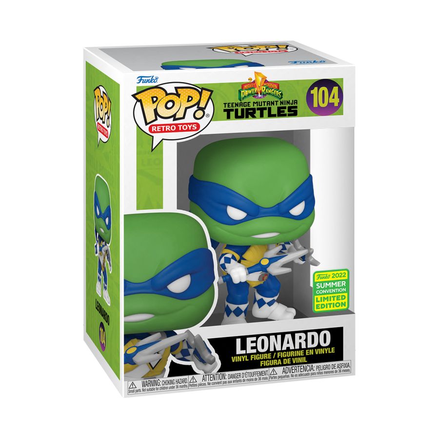 TMNT x MMPR - Leonardo SDCC 2022 (Pop! Vinyl)