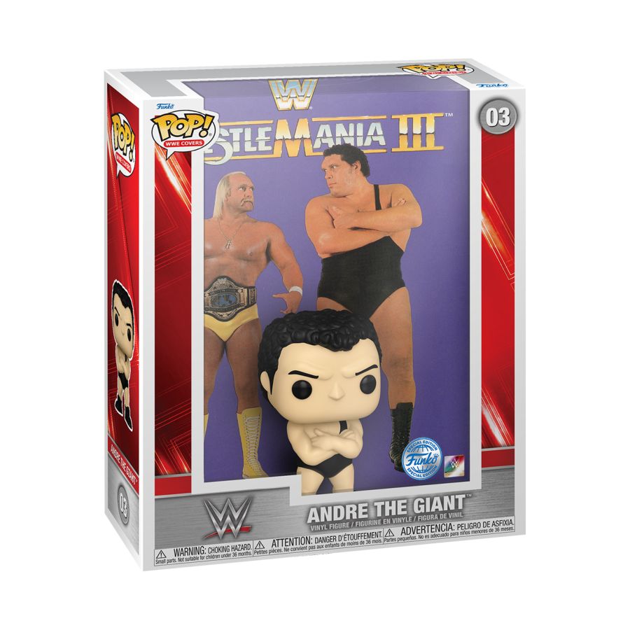 WWE - Hulk vs Andre - Andre The Giant Pop! Cover (Pop! Vinyl)