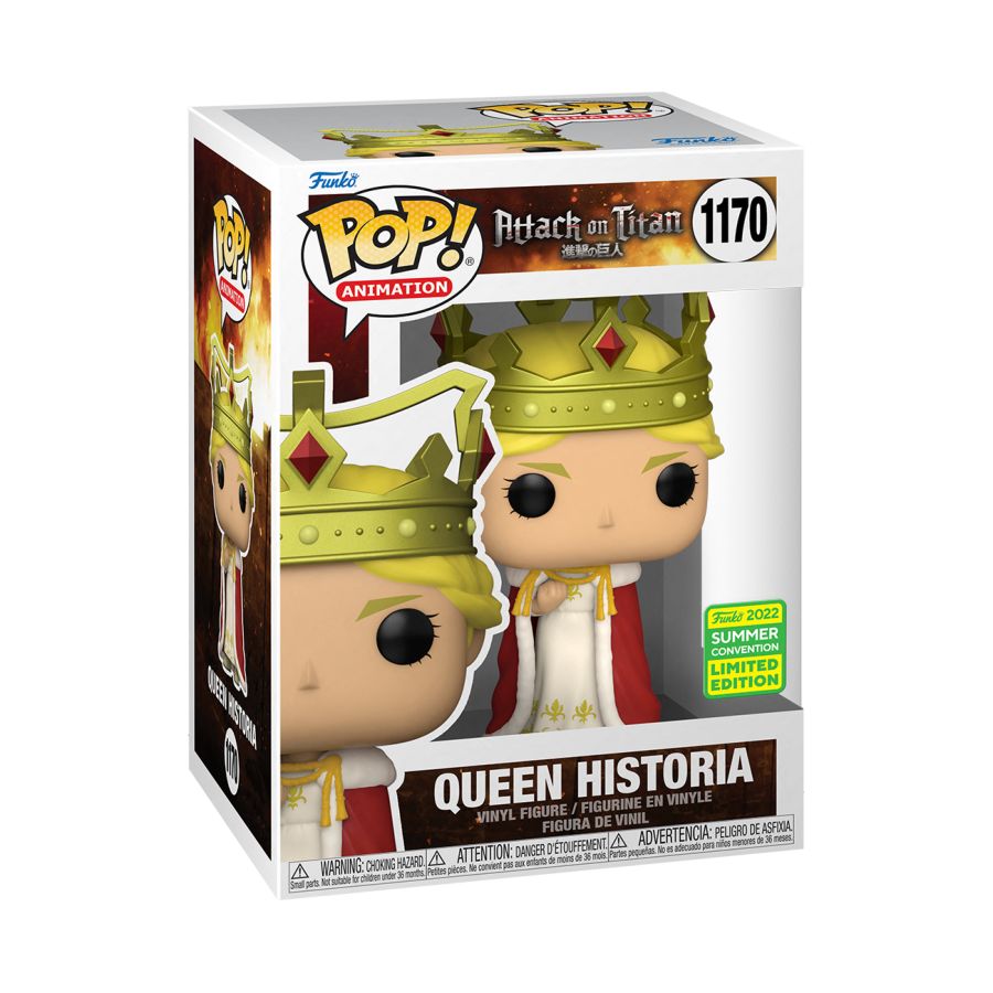 Attack On Titan - Queen Historia White SDCC 2022 (Pop! Vinyl)