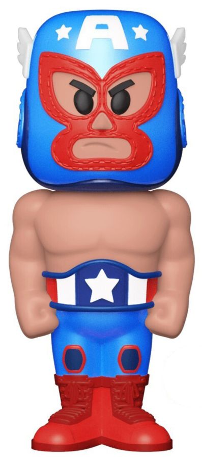 Captain America - Luchadore Vinyl Soda (Pop! Vinyl)