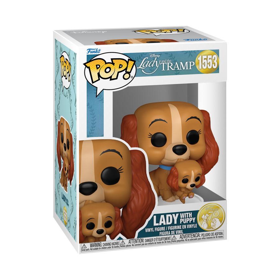 Lady And The Tramp: 70th Anniversary - Lady With Puppy (Pop! Vinyl)