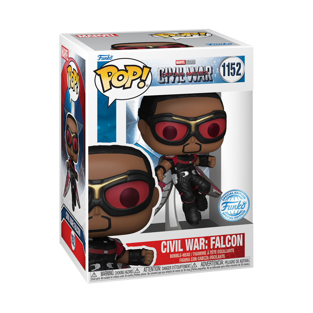 Captain America: Civil War - Falcon Build-A-Scene (Pop! Vinyl)