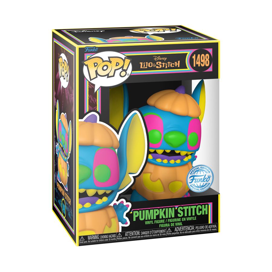 Lilo And Stitch - Pumpkin Stitch Blacklight (Pop! Vinyl)