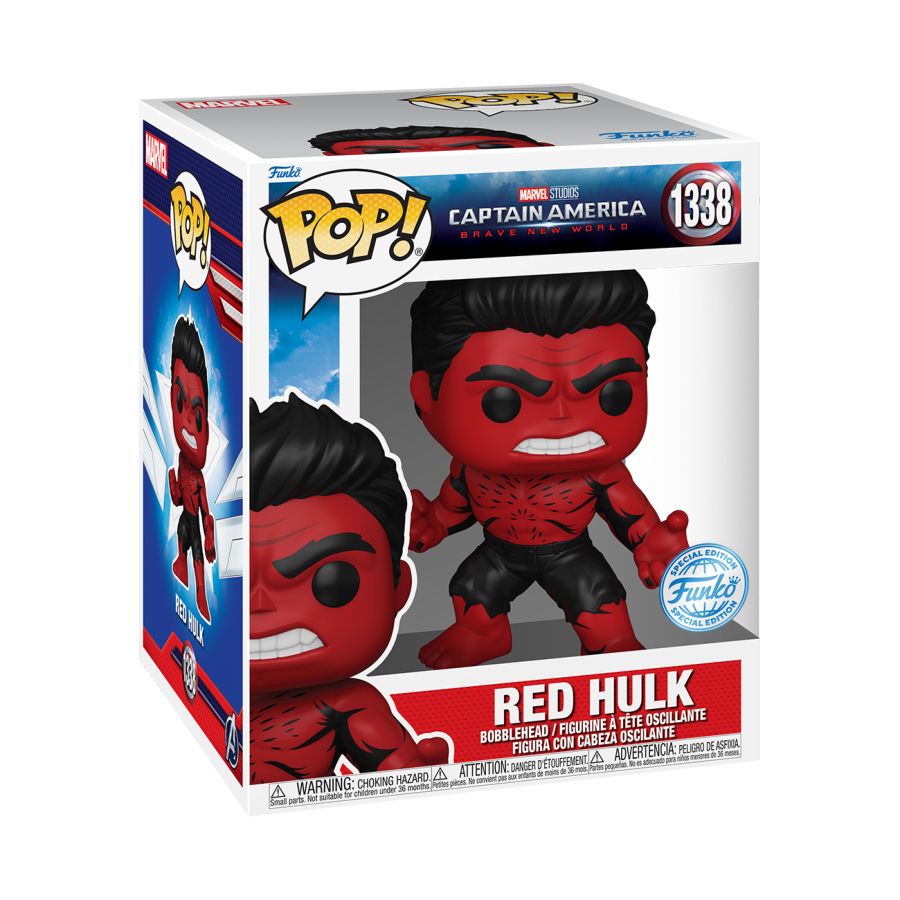 Captain America: Brave New World - Red Hulk 6" Deco (Pop! Vinyl)