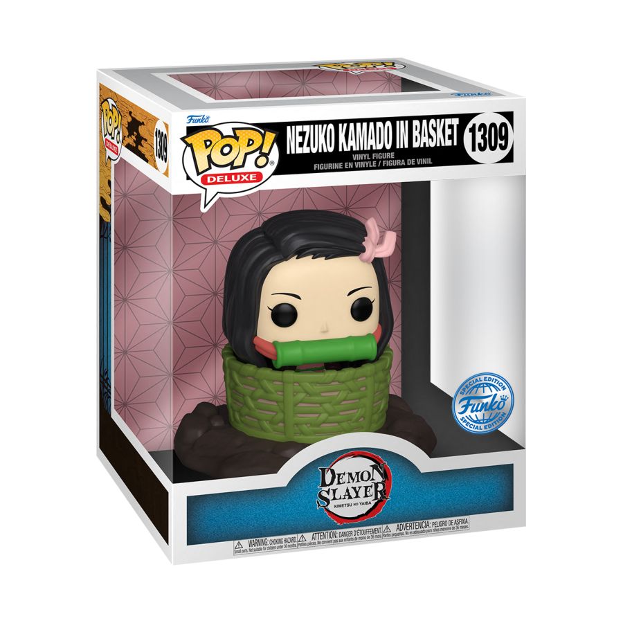 Demon Slayer - Nezuko In Basket Deluxe (Pop! Vinyl)