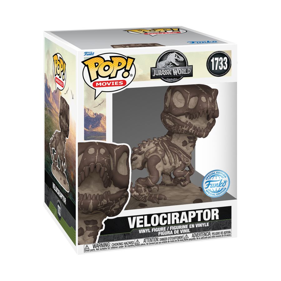Jurassic Park - Velociraptor Fossil 6" (Pop! Vinyl)