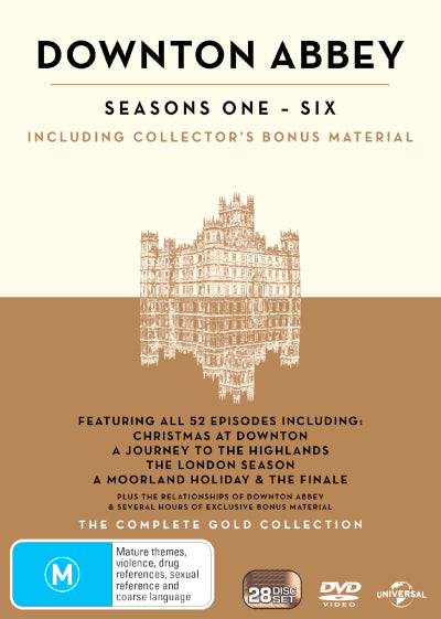 Downton Abbey - Complete  DVD Gold Box Set