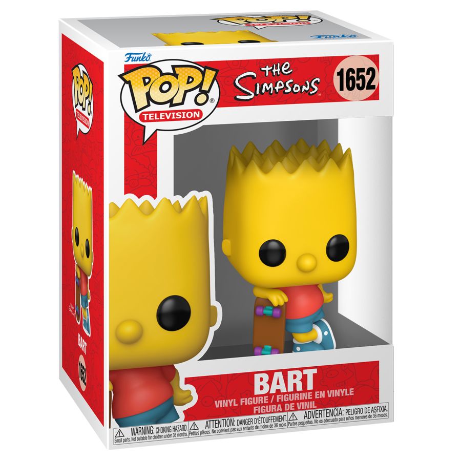 Simpsons - Bart With Skateboard (Pop! Vinyl)