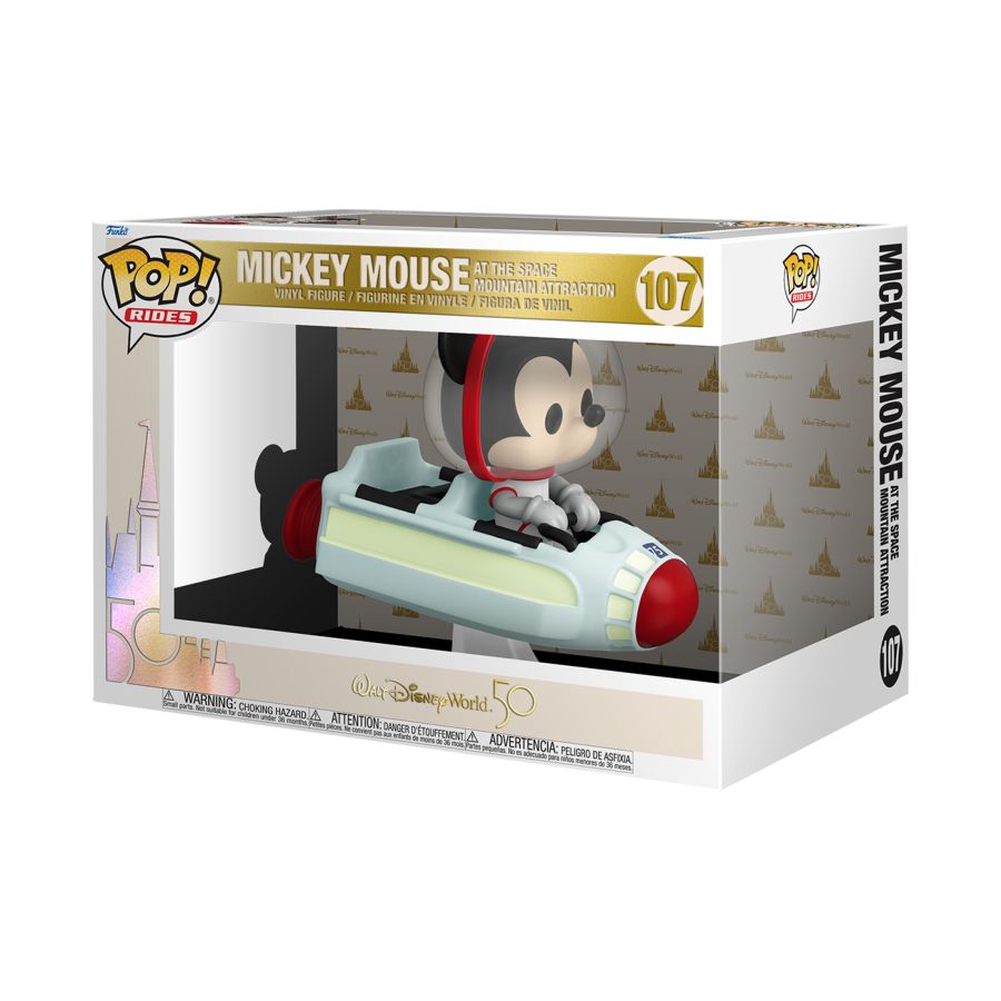Disney World - Mickey Mouse At Space Mountain 50th Anniversary Pop Ride (Pop! Vinyl)