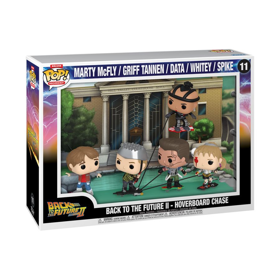 Back To The Future - Hoverboard Chase Scene Pop! Moment Deluxe (Pop! Vinyl)