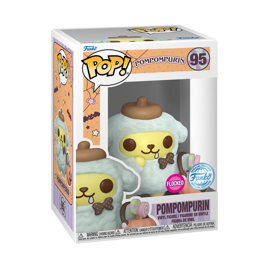 Sanrio - Pompompurin Halloween Flocked (Pop! Vinyl)