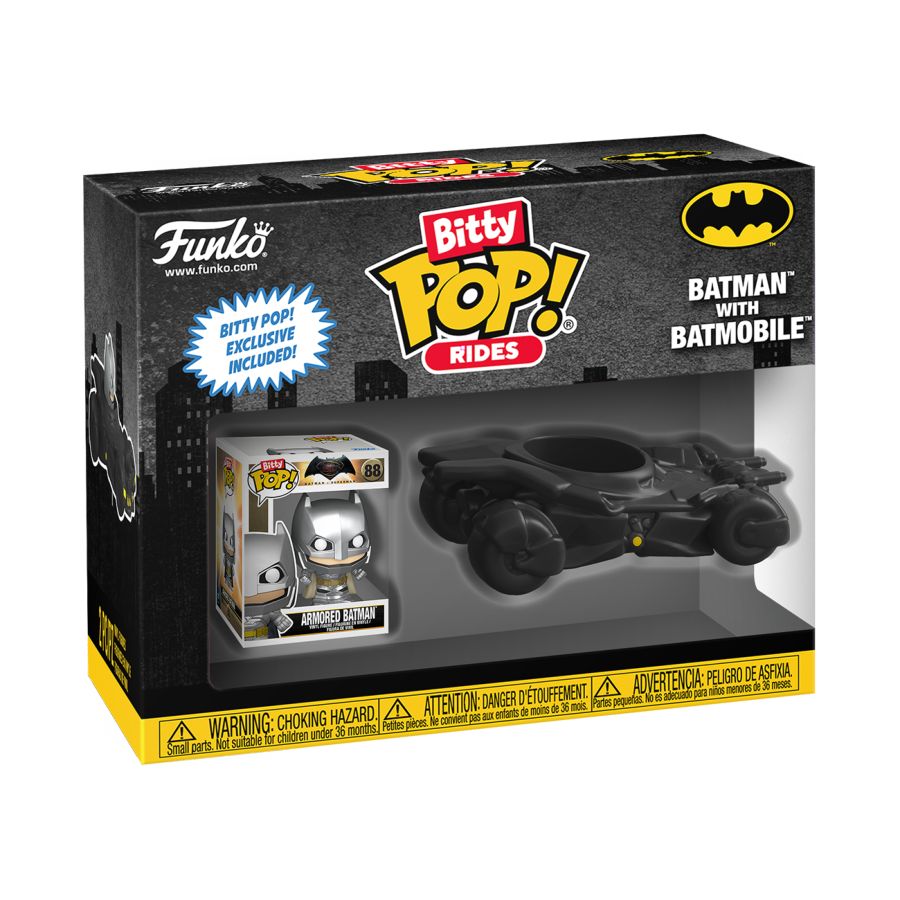 Batman - Batman With Batmobile Bitty Pop! Ride (Pop! Vinyl)