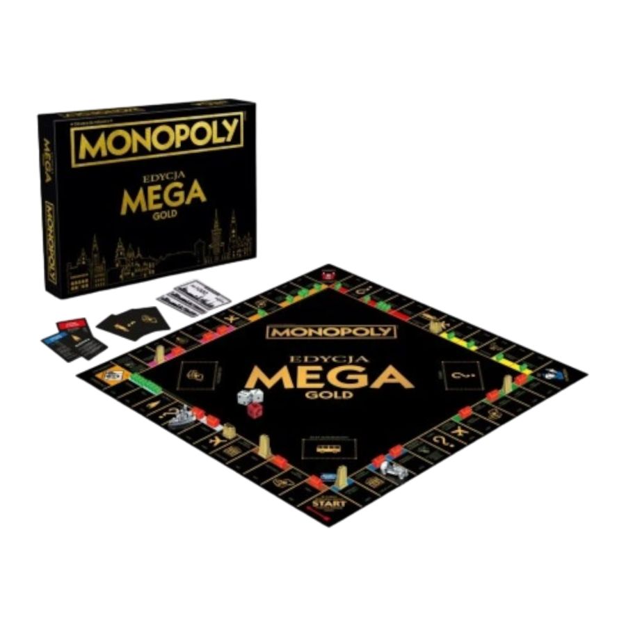 Mega GOLD Edition (Monopoly Board Game)