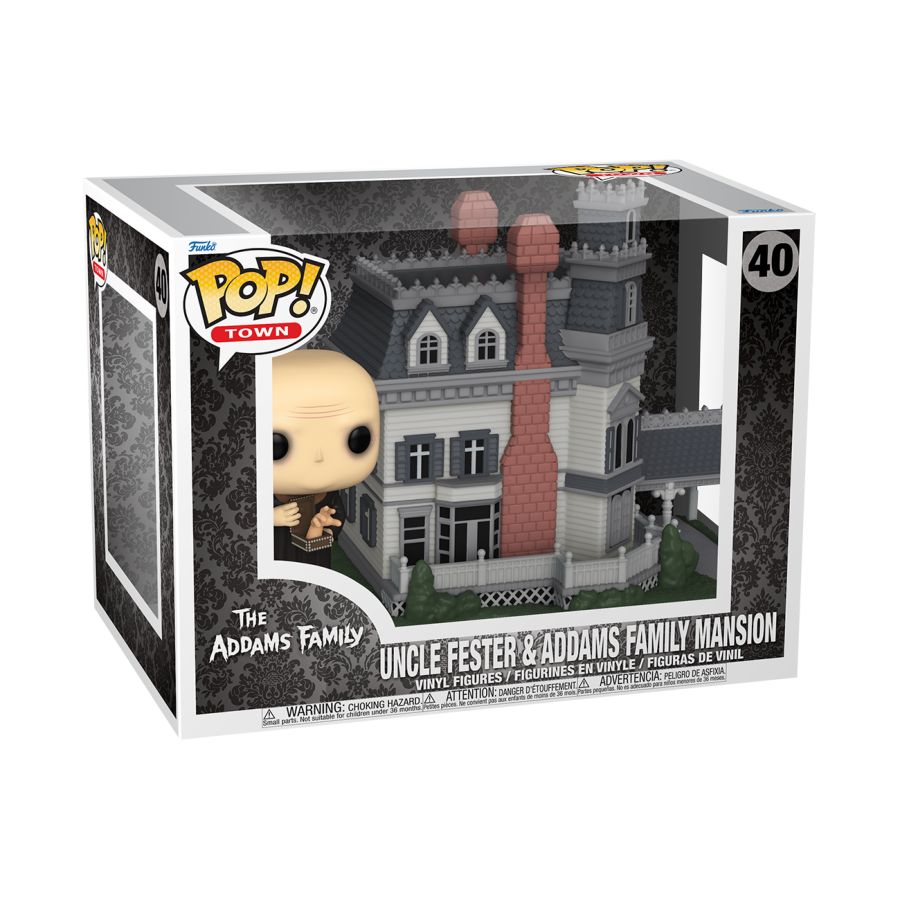 Addams Family TV - Fester With Addams Family Mansion Pop Town (Pop! Vinyl)