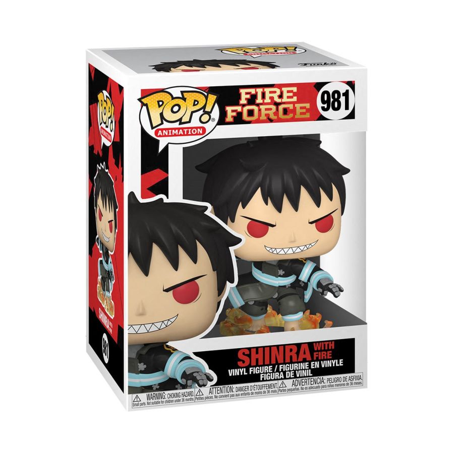 Fire Force - Shinra With Fire (Pop! Vinyl)