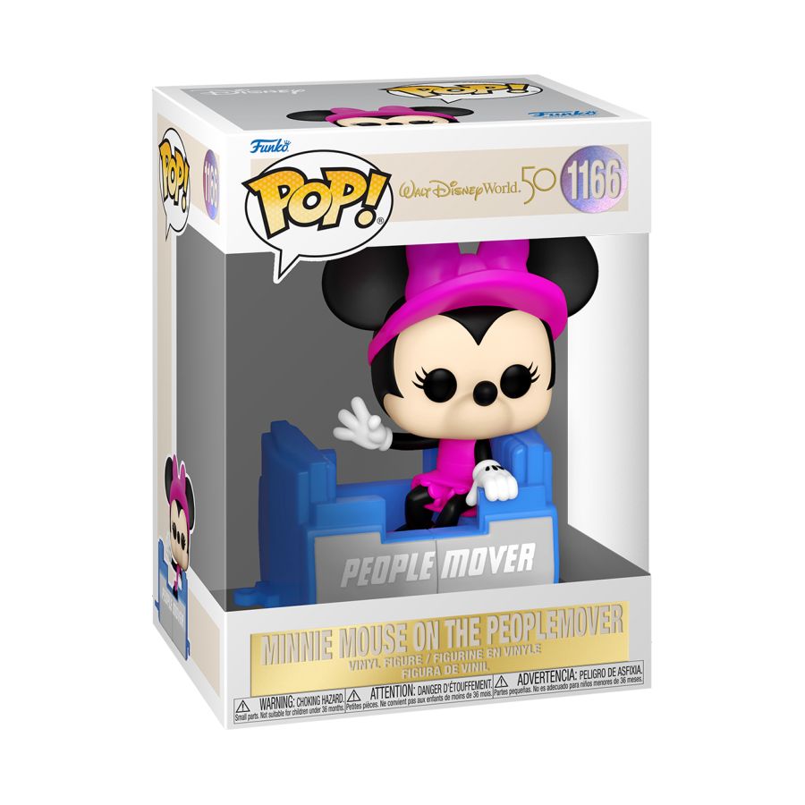 Disney World - Minnie Mouse On People Mover 50th Anniversary (Pop! Vinyl)