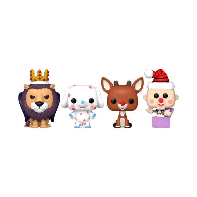 Rudolph - Holiday Tree Box Pocket 4-Pack (Pop! Vinyl)