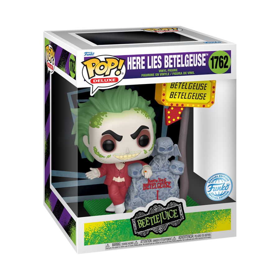 Beetlejuice - Here Lies Betelguise Deluxe (Pop! Vinyl)