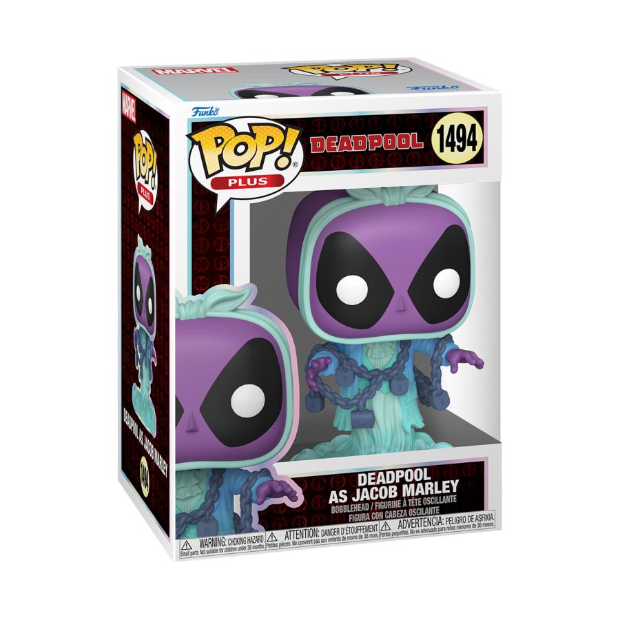 Deadpool: Literary Classics - Deadpool As Jacob Marley (Pop! Vinyl)