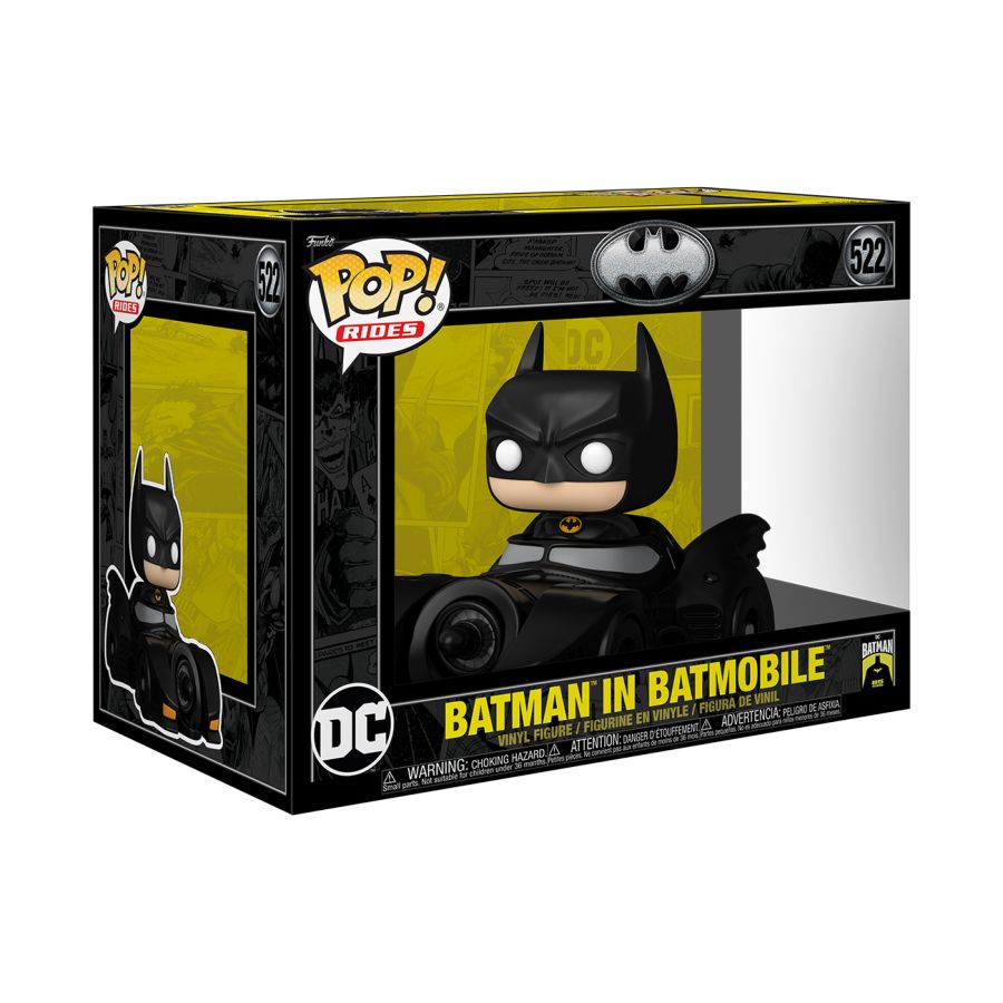 Batman: 85th Anniversary - Batman In Batmobile 1989 Pop! Ride (Pop! Vinyl)