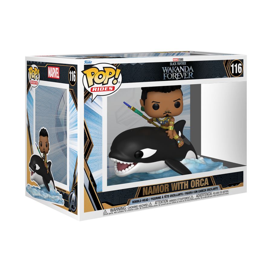 Black Panther 2: Wakanda Forever - Namor With Orca Pop! Ride (Pop! Vinyl)