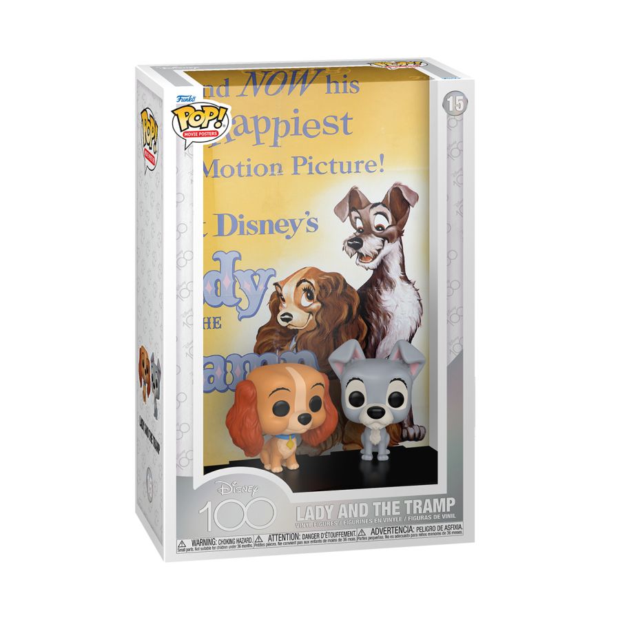 Disney: D100 - Lady And The Tramp Movie Poster (Pop! Vinyl)