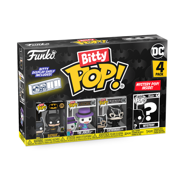 Batman: 85th Anniversary - Batman Bitty 4-Pack (Pop! Vinyl)
