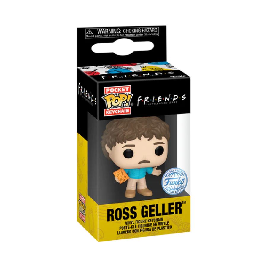 Friends - 80's Ross Pocket Keychain (Pop! Vinyl)