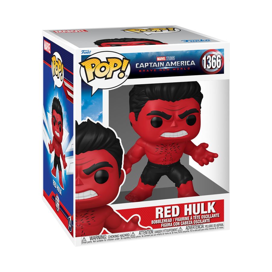 Captain America: Brave New World - Red Hulk 6" (Pop! Vinyl)